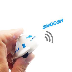 Helicopter Plane LED Light Key Tag