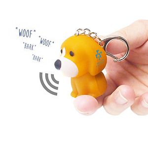 Dog LED Keylight Keychain