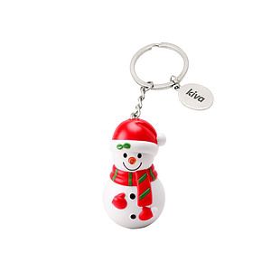 Snowman LED Keychain