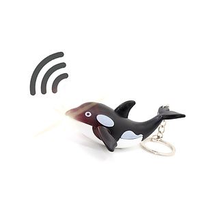 Orca Whale LED Keychain