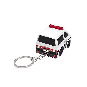 Police Car LED Keychain