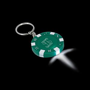 Poker Chip Keychain Flashlight