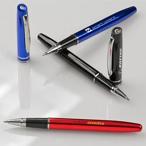 Shiny Metal Cap Off Rollerball Pen