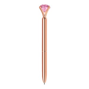 Rose Gemstone Ballpoint Pen- Rose Gold