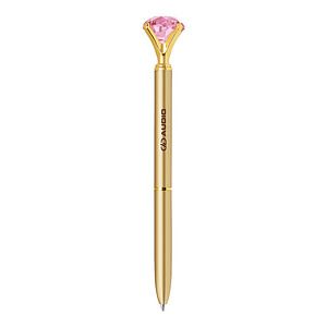 Rose Gemstone Ballpoint Pen