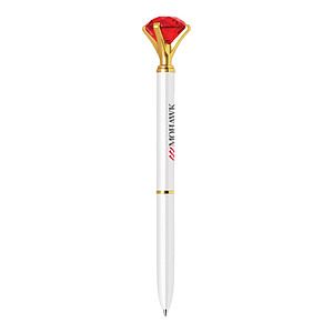 Ruby Gemstone Ballpoint Pen