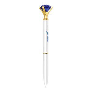 Sapphire Gemstone Ballpoint Pen