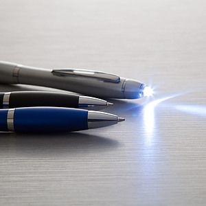 LED Plastic Ballpoint Pen