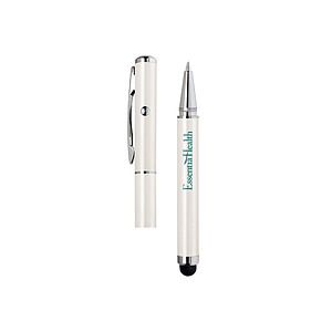 Cap-Off Laser Stylus Ballpoint Pen