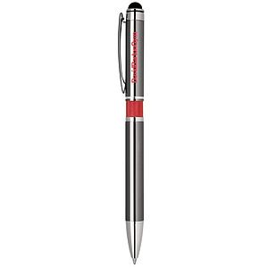 Aluminum Click Action Stylus Ballpoint Pen