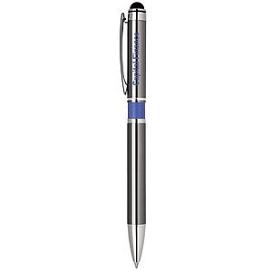 Aluminum Click Action Stylus Ballpoint Pen