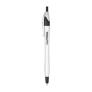 Metallic Trim Stylus Ballpoint Pen