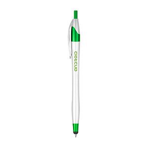 Metallic Trim Stylus Ballpoint Pen