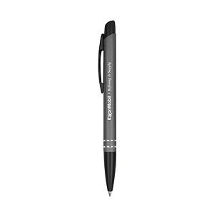Curved Plunger Metallic Ballpoint Pen