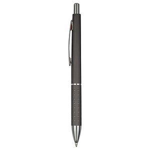 Dotted Grip Click Action Metal Ballpoint Pen