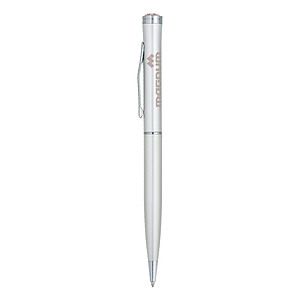 Epoxy Silver Trim Ballpoint Pen
