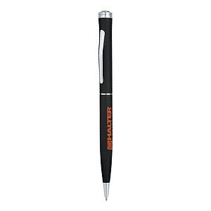 Epoxy Silver Trim Ballpoint Pen