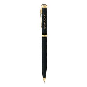 Epoxy Gold Trim Ballpoint Pen