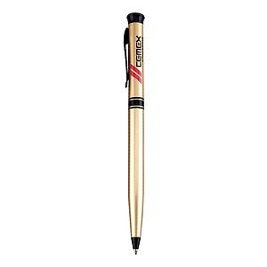 Epoxy Gold Trim Ballpoint Pen