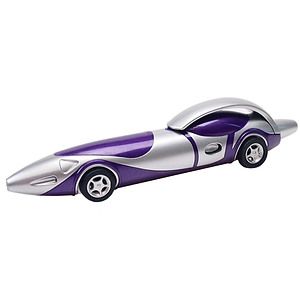 Plastic Click Action Novelty Race Car Pen