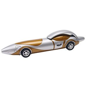Plastic Click Action Novelty Race Car Pen