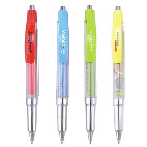Shiny Silver Banner Pen