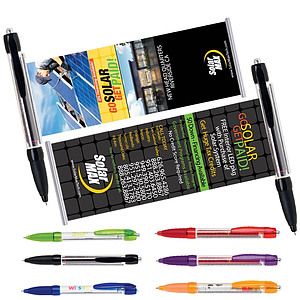Rubber Grip Banner Pen