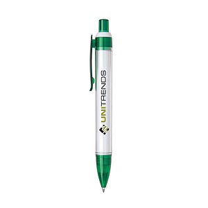 Click Action Plastic Tube Ballpoint Pen