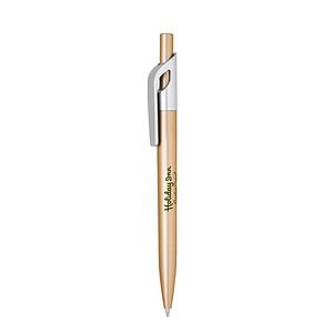 Plastic Click Action Big Clip Ballpoint Pen