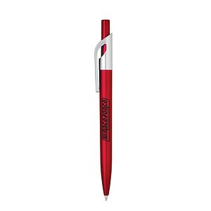 Plastic Click Action Big Clip Ballpoint Pen