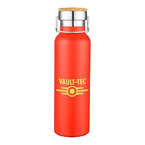 20 oz Wood Lid Stainless Steel Water Bottle