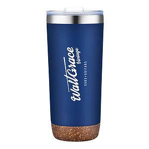 22 oz Cork Bottom Stainless Steel Tumbler