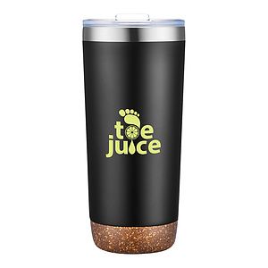 22 oz Cork Bottom Stainless Steel Tumbler