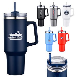 40 oz Straw Travel Mug