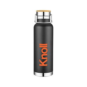 20 oz. Wooden Top Stainless Steel Tumbler
