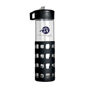 Glass Water Bottle With Silicone Sleeve