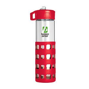 Glass Water Bottle With Silicone Sleeve