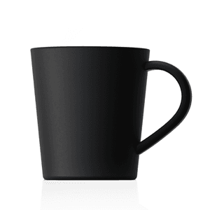 Quartetto Espresso Mug 4 Cup Gift Set (Tapered Base)