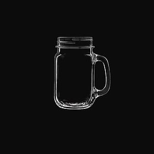 16 Oz. Mason Jar Beer Mug