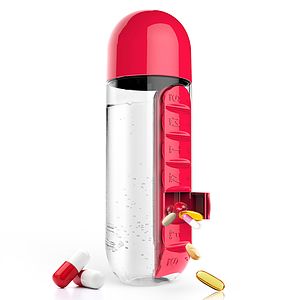 20 Oz. In Style Pill Organizer Water Bottle