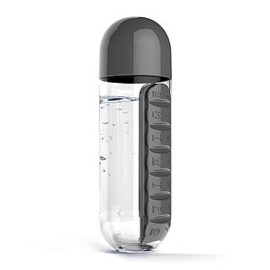 20 Oz. In Style Pill Organizer Water Bottle
