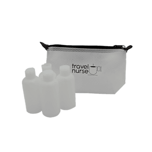 Travel Kit with Fillable Bottles