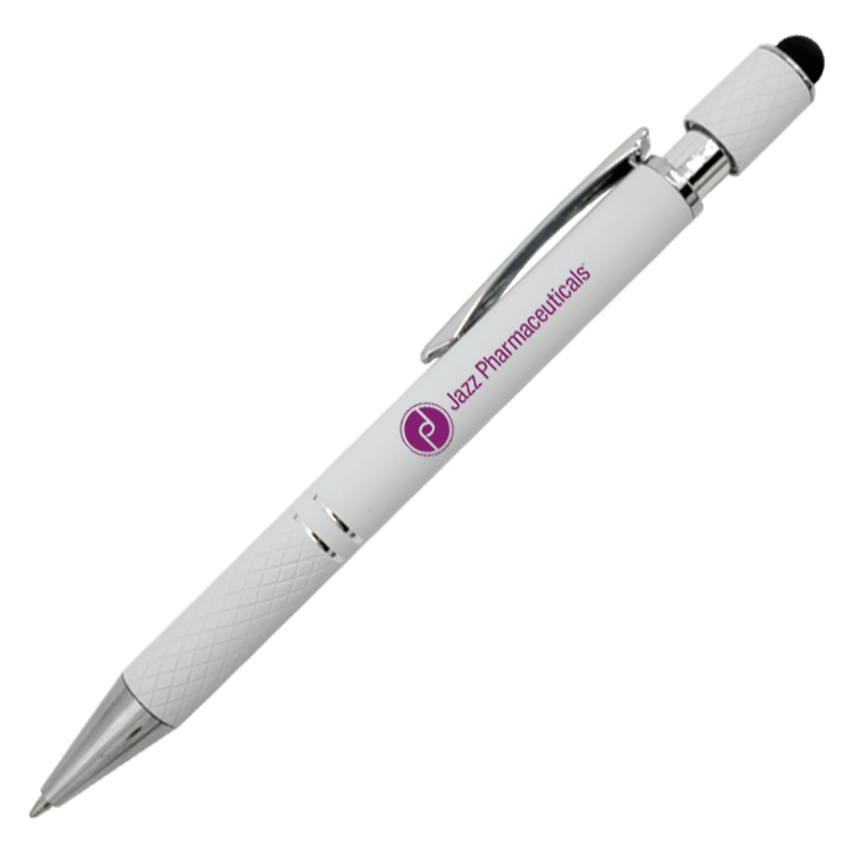 Halcyon® Executive Metal Spin Top Pen with Stylus