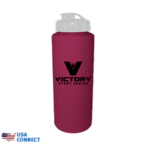 32 oz. Sports Bottle with Flip Top Cap - USA Connect