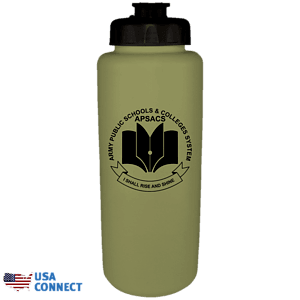 32 oz. Grip Bottle with Flip Top Cap - USA Connect