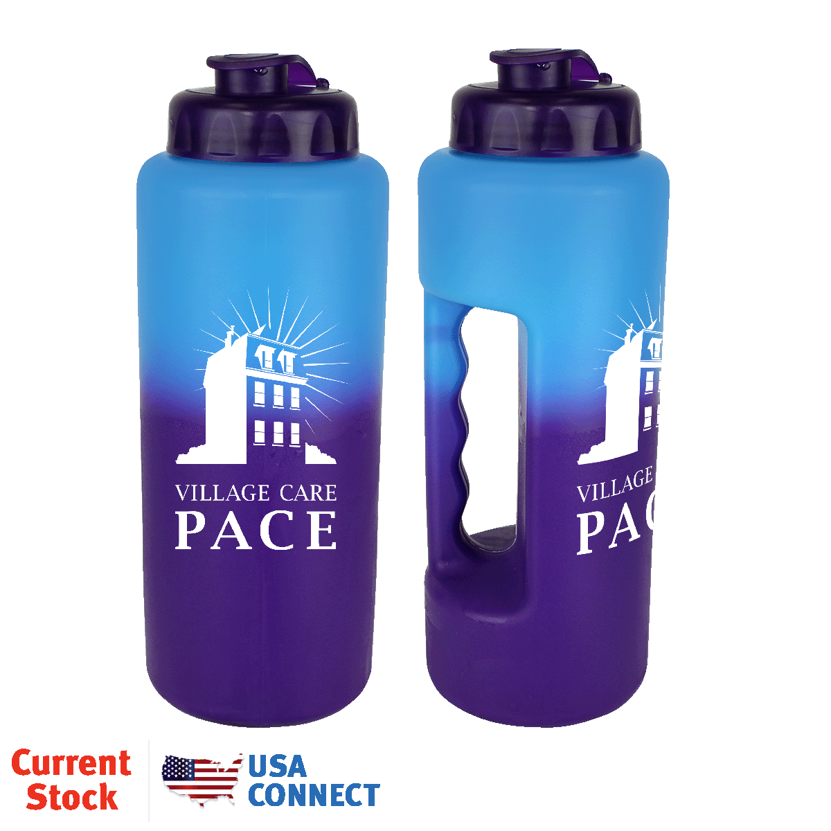 Mood™ 32 oz. Grip Bottle with Flip Top Cap - USA Connect