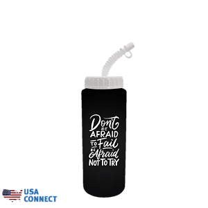 32 oz. Sports Bottle with Flexible Straw - USA Connect