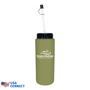 32 oz. Sports Bottle with Flexible Straw - USA Connect