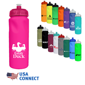 24 Oz. Cycle Bottle with Push 'n Pull Cap - USA Connect
