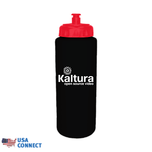 32 oz. Sports Bottle with Push 'n Pull Cap - USA Connect